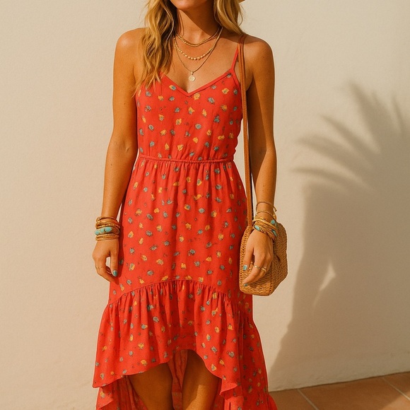 O’Neill Floral High-Low Sundress | Size Small - Picture 1 of 7